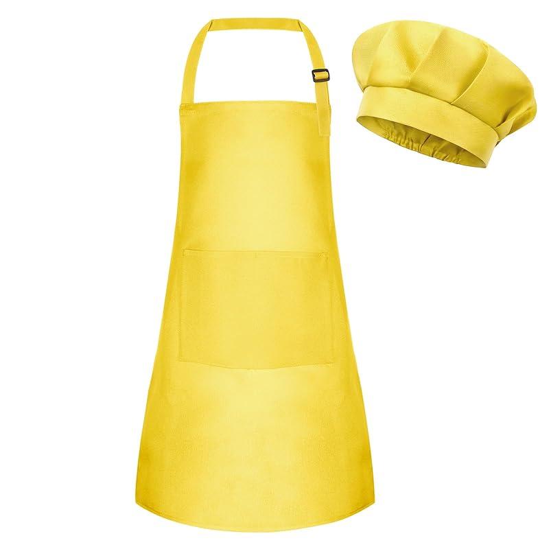 Delantal infantil y gorro de cocinero