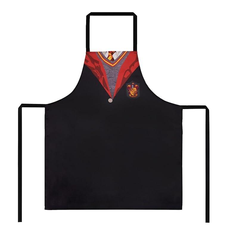 SD TOYS Delantal Negro Escudo Hogwarts