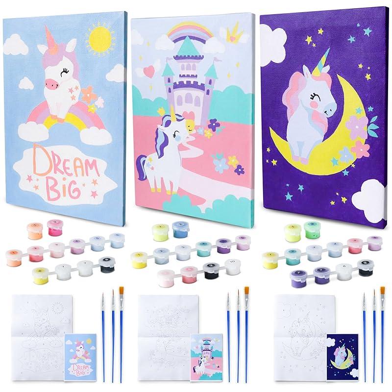 BONNYCO Pintar por Números Niños Unicornios