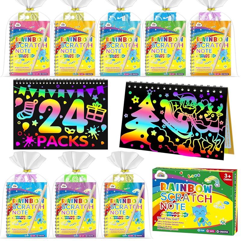 ZMLM 24 Libros Scratch Art para Niños
